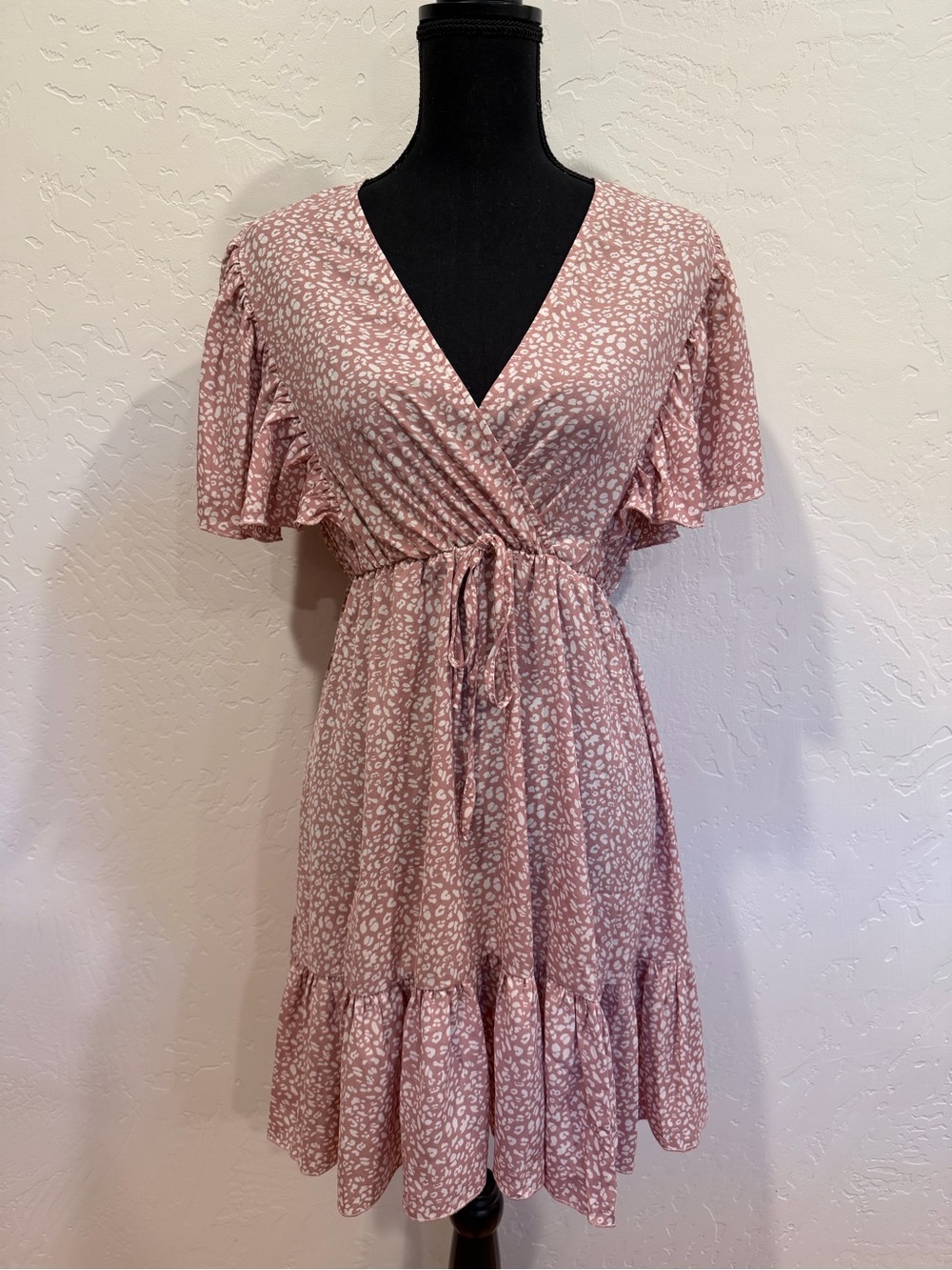 Women's Pink Midi Dress